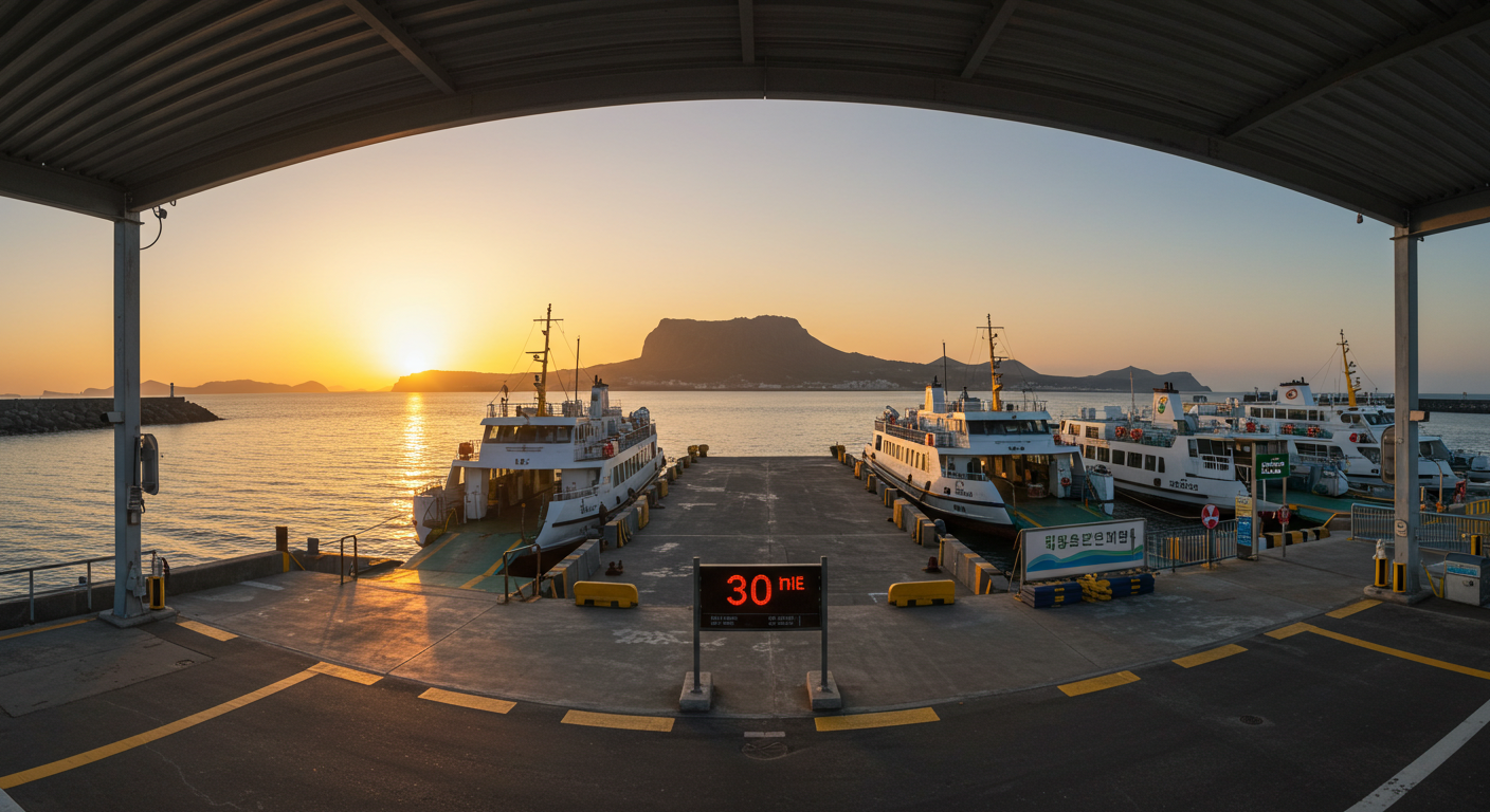 우도 배시간 성산항 예약